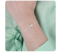 Heart and Love Silver Bracelet BRS-10